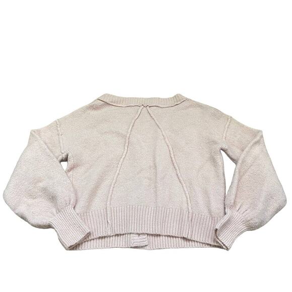 TopShop Cardigan Pink 4- Cozy Neutral Basic Grandmacore - Picture 2 of 5